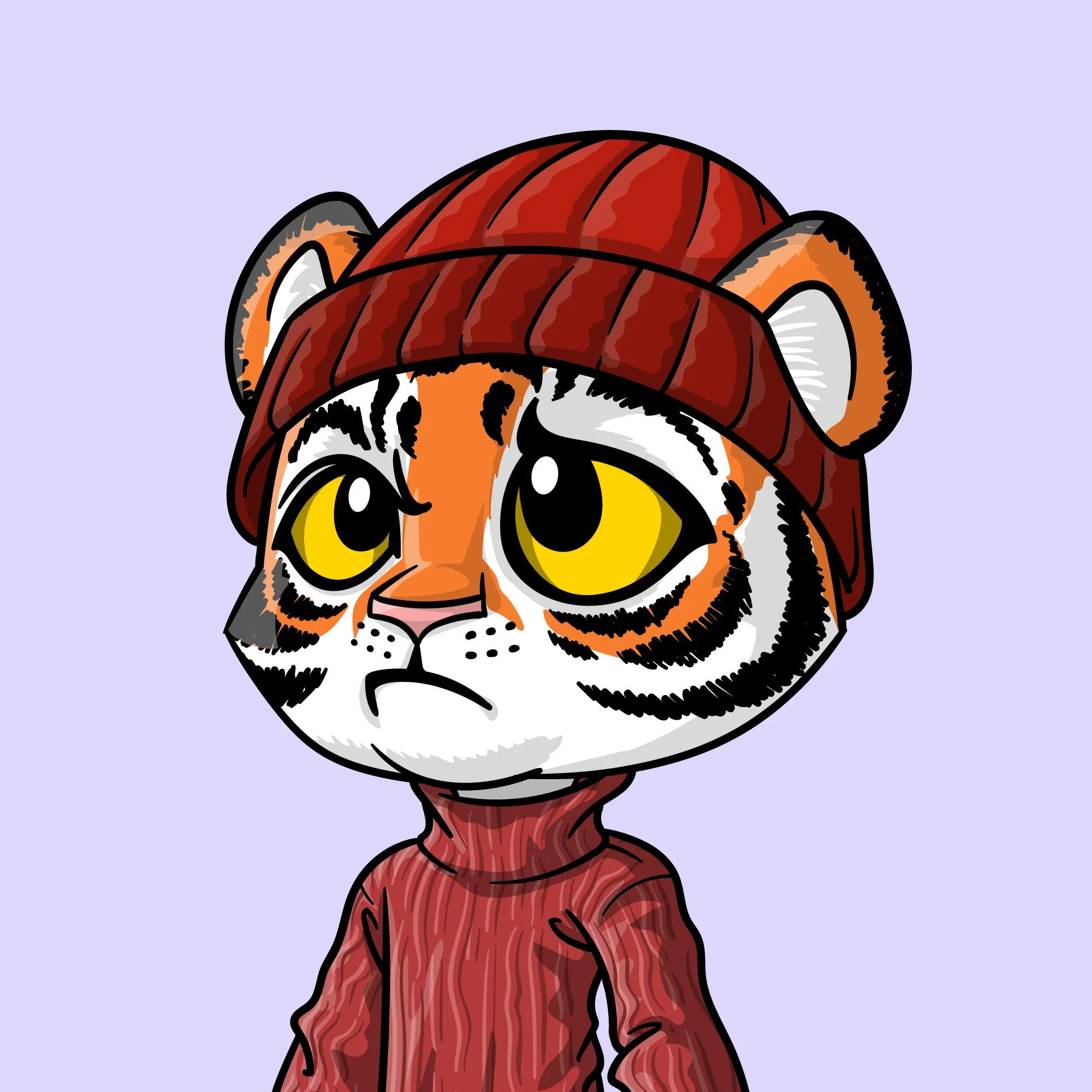 Tiger Beanie Hat