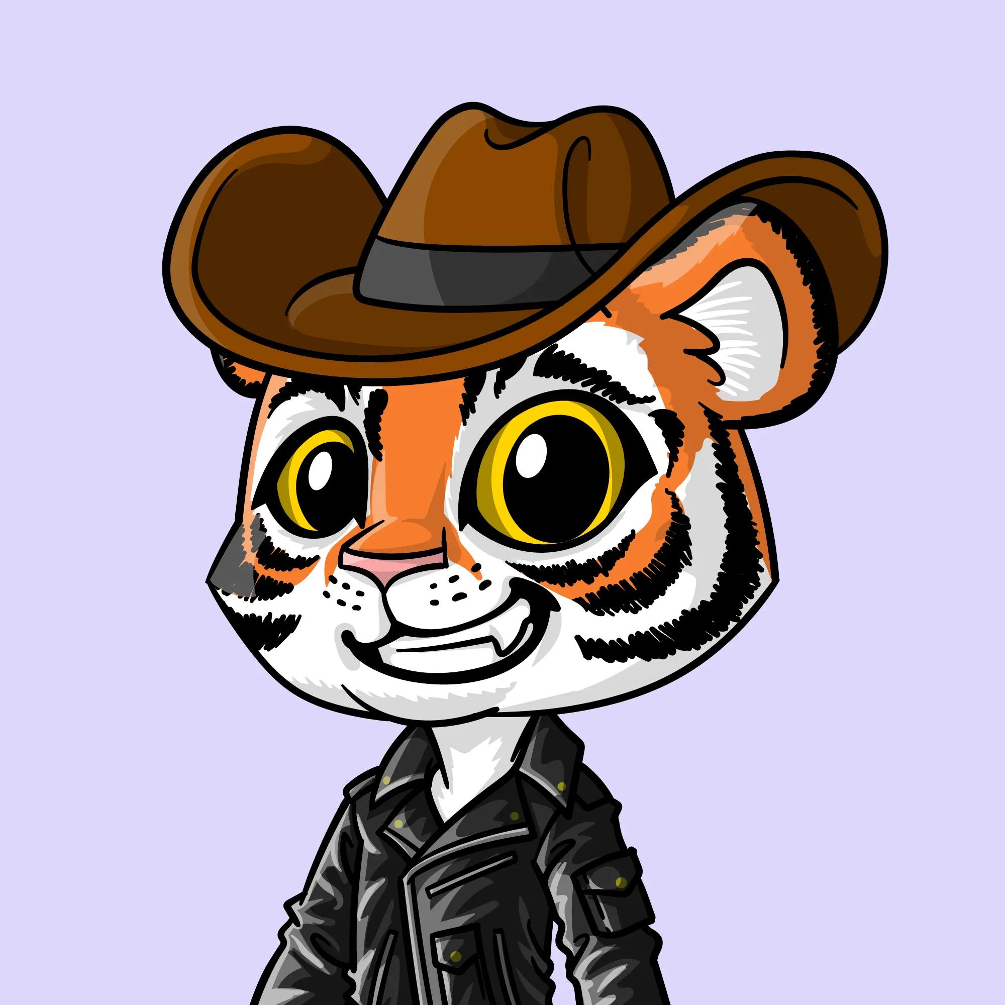 Tiger Cowboy Hat